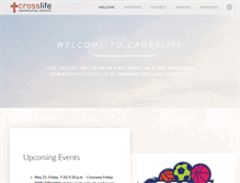 Tablet Screenshot of crosslifecc.com